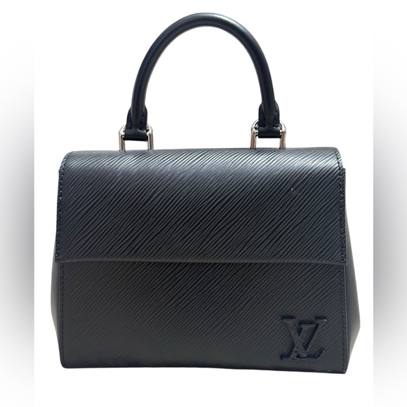 LOUIS VUITTON Cluny Mini Epi Leather Handbag Black $2900 Retail - Picture 6 of 17